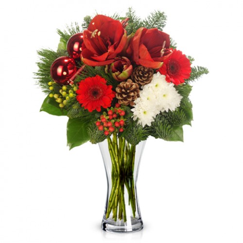 Christmas flower bouquets
